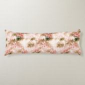 Elegant roze handbedekking lichaamskussen (Voorkant)