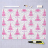 Elegant roze kerstboom cadeau tissuepapier (Craft)