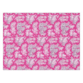 Elegant roze magenta meer toile de jouy tafelkleed (Voorkant (Horizontaal))