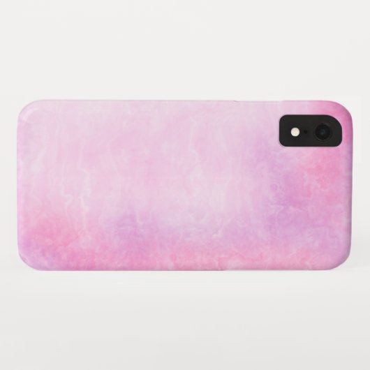 Elegant  Roze Marble iPhone case (Achterkant (horizontaal))