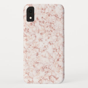 Elegant roze marmer iPhone XR hoesje