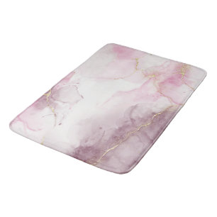 Elegant Roze Marmer Goud Ader Patroon Badmat