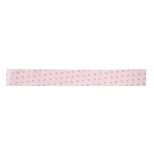 Elegant roze ombre kerstboomstructuur lint (Voorkant)