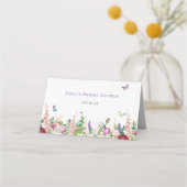 Elegant Roze Paarse Bloemige Vlinders (Achterkant)