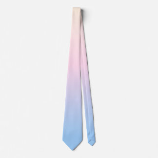 elegant roze pastel blauwe heldere verloopkleuren stropdas