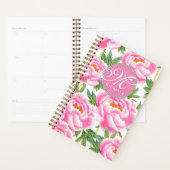 Elegant roze pony's Patroon - Monogrammen Planner (Display)