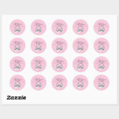 Elegant Roze Quinceanera Stickers (Vel)
