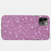 Elegant roze Rose Faux Glamoureus Glitter Case-Mate iPhone Case (Achterkant (horizontaal))
