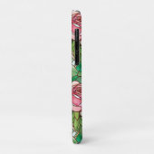 Elegant Roze Rose Faux Glas in lood Pattern Case-Mate iPhone Case (Achterkant/links)