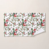 Elegant  Roze Roze Floral Bad Handdoek (Handdoek)