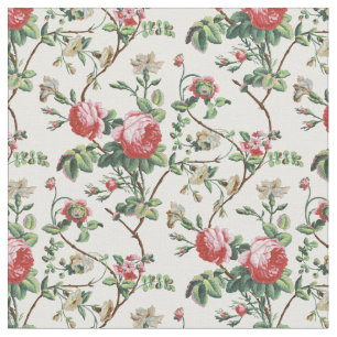 Elegant Roze Roze Floral Stof