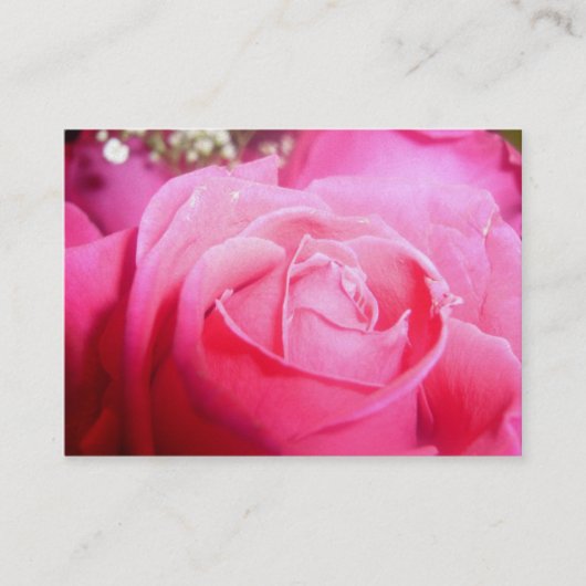 Elegant roze roze Visitekaartje voor weddenschappe (Voorkant)