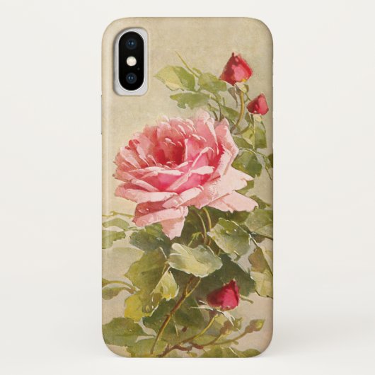 Elegant  roze rozen Case-Mate iPhone case (Achterkant)