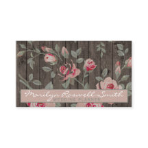 Elegant roze rozen op Rustic Wood Background