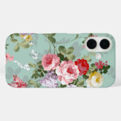 Elegant Roze Rozen Patroon Case-Mate iPhone Case (Achterkant (horizontaal))