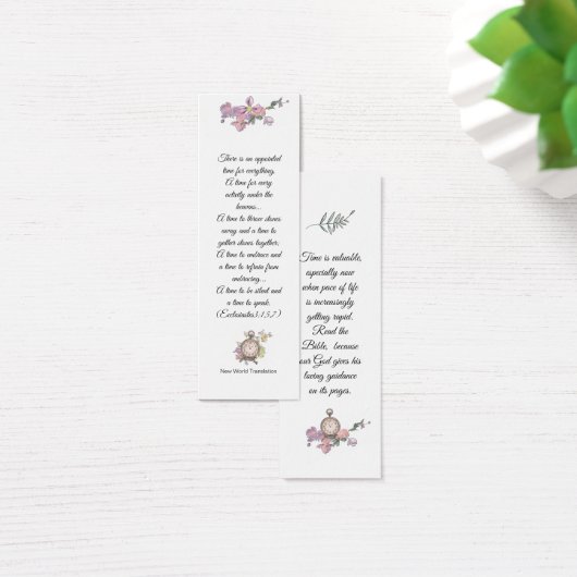 Elegant Roze Vast Religieus Wisdom Mini Visitekaartjes (Bureau)