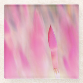 Elegant roze ventilator Onderzetter Glazen Onderzetter