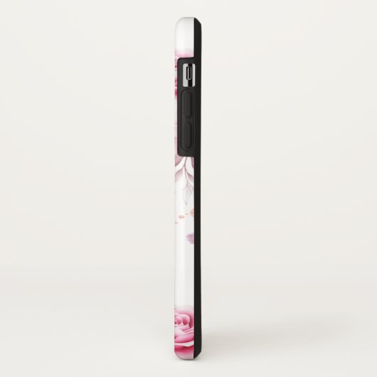 Elegant roze ventilatorontwerp Case-Mate iPhone case (Achterkant/links)