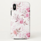 Elegant roze ventilatorontwerp Case-Mate iPhone case (Achterkant)