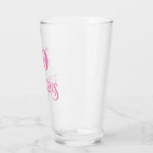 Elegant Roze Vijftig en fantastisch Glas (Links)