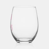 Elegant Roze Vijftig en fantastisch Wijnglas Zonder Voet (Links)