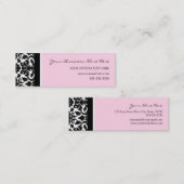 Elegant roze Visitekaartjes (Voorkant / Achterkant)