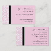 Elegant roze Visitekaartjes (Voorkant / Achterkant)