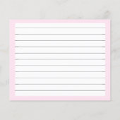 Elegant roze waterverf kersenbloesems script (Achterkant)