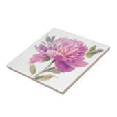 Elegant roze Waterverf Tegeltje (Zijkant)
