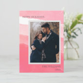 Elegant roze witte Abstracte foto Prettige feestda (Staand voorkant)