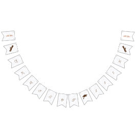 Elegant Rozen Bloemen Gepersonaliseerd Afstuderen Vlaggetjes