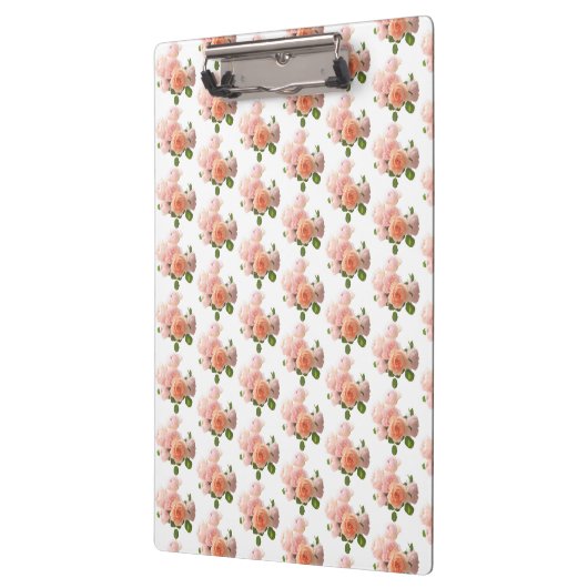 Elegant Rozen Design Modern Trendy Sjabloon Klembord (Links)