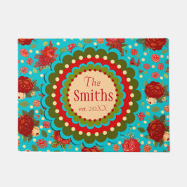 Elegant  Rozen Deurklep Deurmat