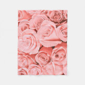 Elegant  Rozen Floral | Fleece Blanket (Voorkant)