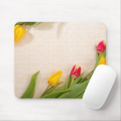 Elegant  rozen floral Mousepad Muismat (Met muis)
