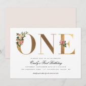 Elegant Rozen Gold Foil 1 september 2010 Kaart (Voorkant / Achterkant)