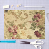 Elegant Rozen in de goudurine Tissuepapier (Craft)