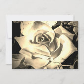 Elegant Rozen katholieke bruiloft Kaart (Achterkant)