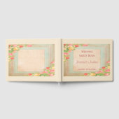 Elegant  Rozen Wedding Gastenboek (Volledig)