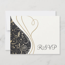 Elegant RSVP-kaarten RSVP Kaartje