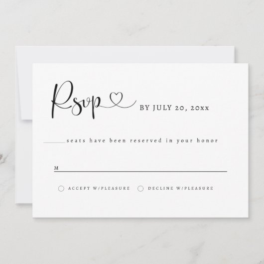 Elegant RSVP - St Augustine Save The Date (Voorkant)