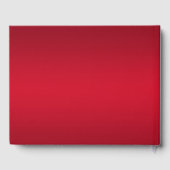 Elegant Ruby Gemstone 40th Wedding Jubileum Gastenboek (Achterkant)