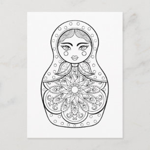 Elegant Russische dollar Briefkaart