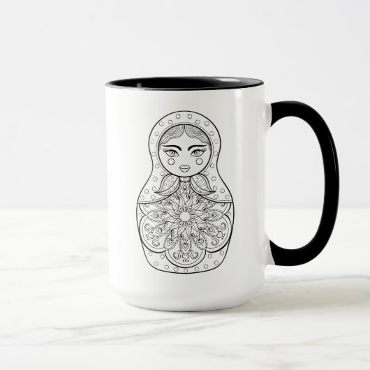 Elegant Russische dollar Mok (Rechts)