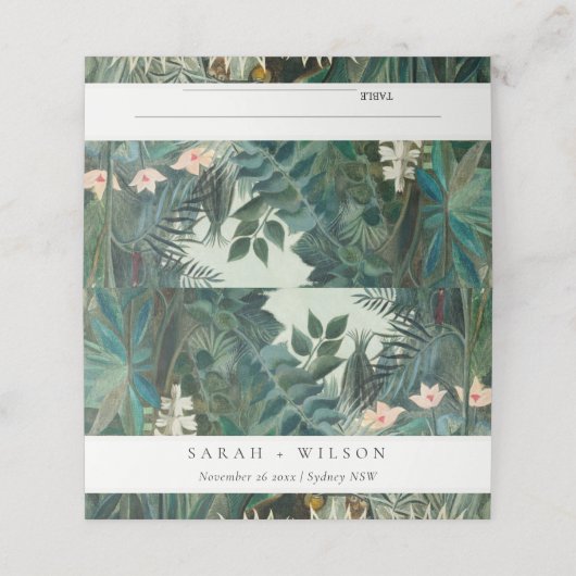 Elegant Rustic Exotic Tropical Rainforest Wedding (Buitenkant ongevouwen)