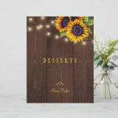 Elegant rustic floral gold script, koekjesverdeler (Staand voorkant)