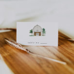 Elégant Rustic Grange Mariage Cartes de Place<br><div class="desc">Il s'agit d'une carte de mariage de grange rustique avec une belle étable aquarelle et un simple appariement de police. Modifiez toutes les couleurs de police et tous les libellés. La couleur de la grange aquarelle ne peut pas être modifiée mais l'élément peut être déplacé et redimensionné si nécessaire. Pour...</div>