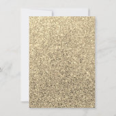 Elegant Rustic Kersthertenfeest  Kaart (Achterkant)