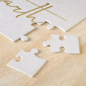 Elegant Rustic Kerstmis Wreath Holiday Legpuzzel (Zijkant)