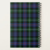 Elegant Rustic Pset 2023 Clan MacKenzie Tartan Planner (Achterkant)